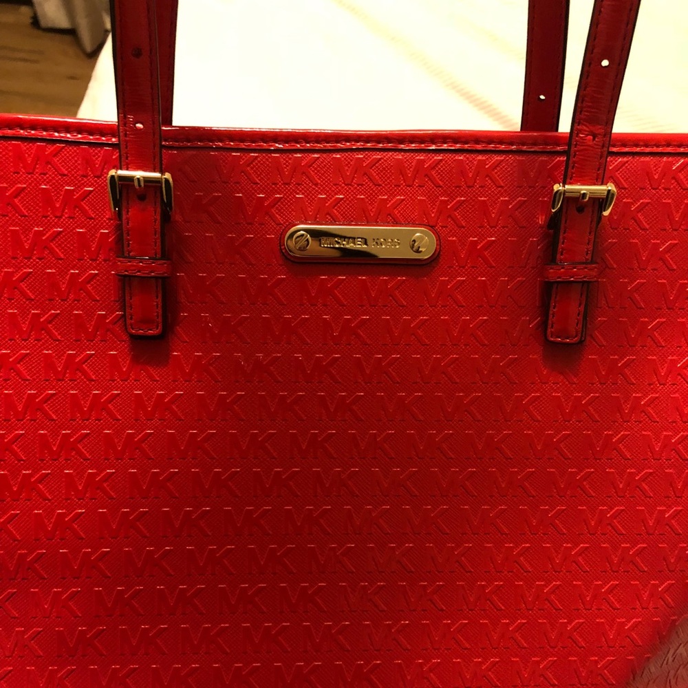 Red Micheal Kors Bag